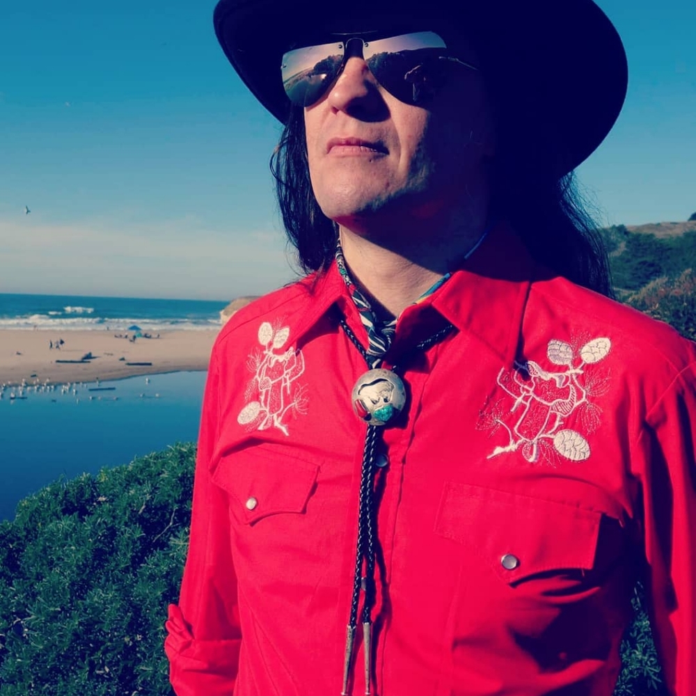 H Bar C Pearl Snap Western Shirt Men's Med.